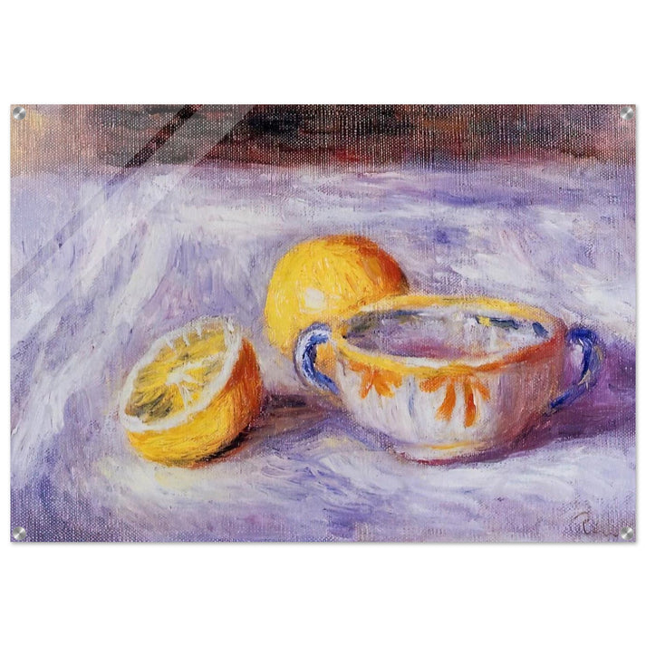 Still Life with Lemons - Pierre-Auguste Renoir Acrylic Print - 70x100 cm / 28x40″ inches