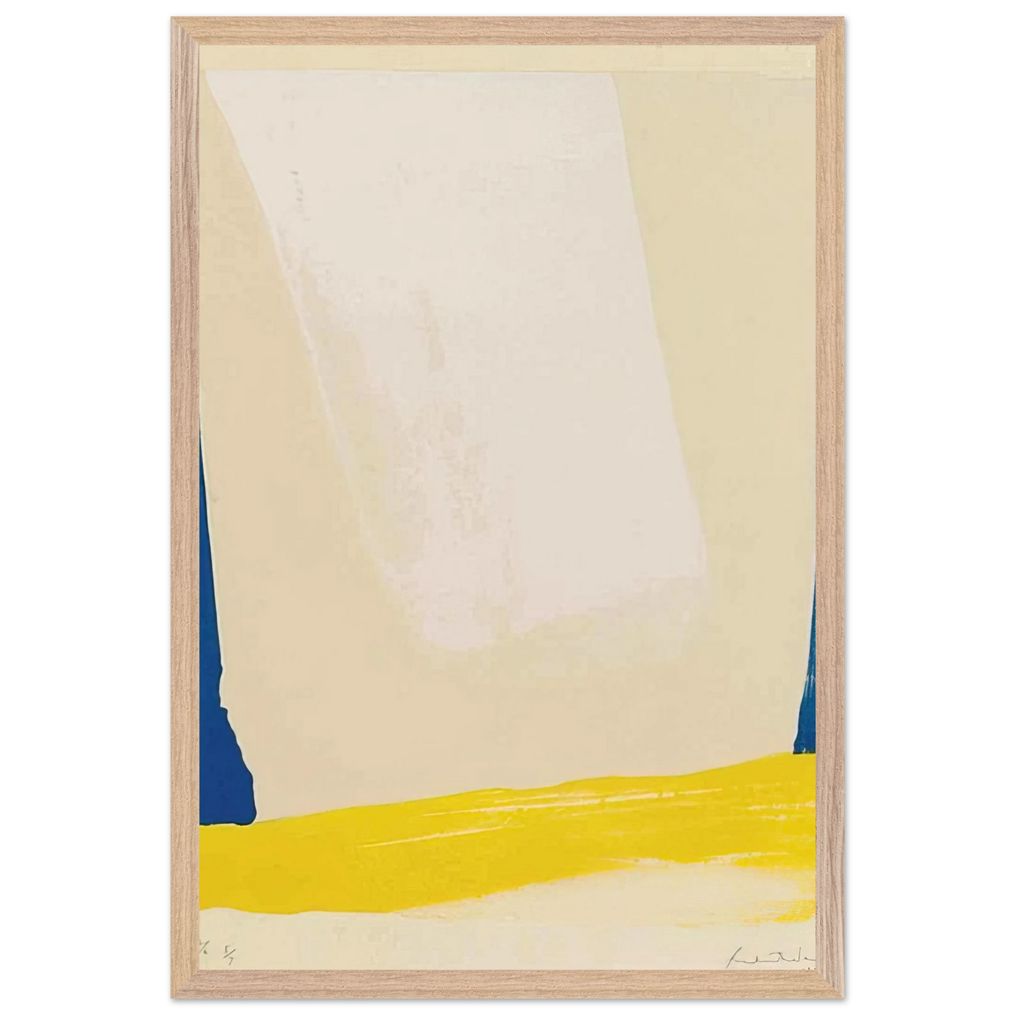 Helen Frankenthaler - White Portal - 1967 Wall art - 60x80 cm / 24x32 inches - Fine Art Poster - -