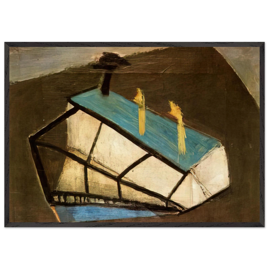 Cedar - 1932 - Maria Helena Vieira da Silva Framed Art Print – Black Wooden Frame - Default Title - -Framed Art Print