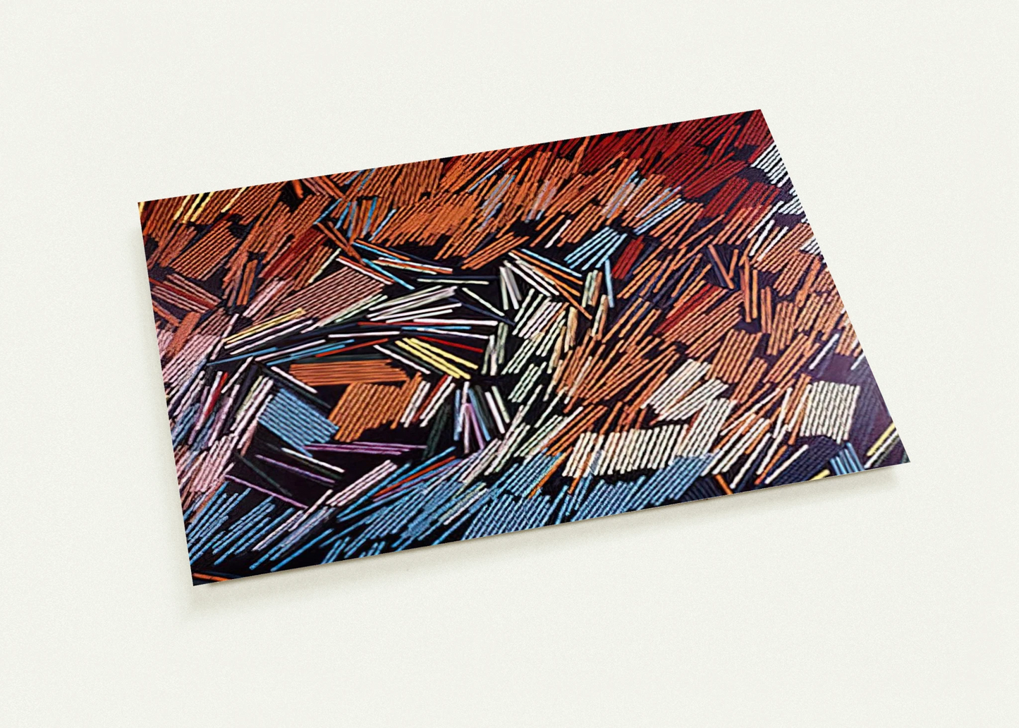 November - 1968 By Ronnie Landfield Pack of 10 Post Cards | Ronnie Landfield Post Cards | A6 (10.5 x 14.8 cm) - 4.1 x 5.8 inches