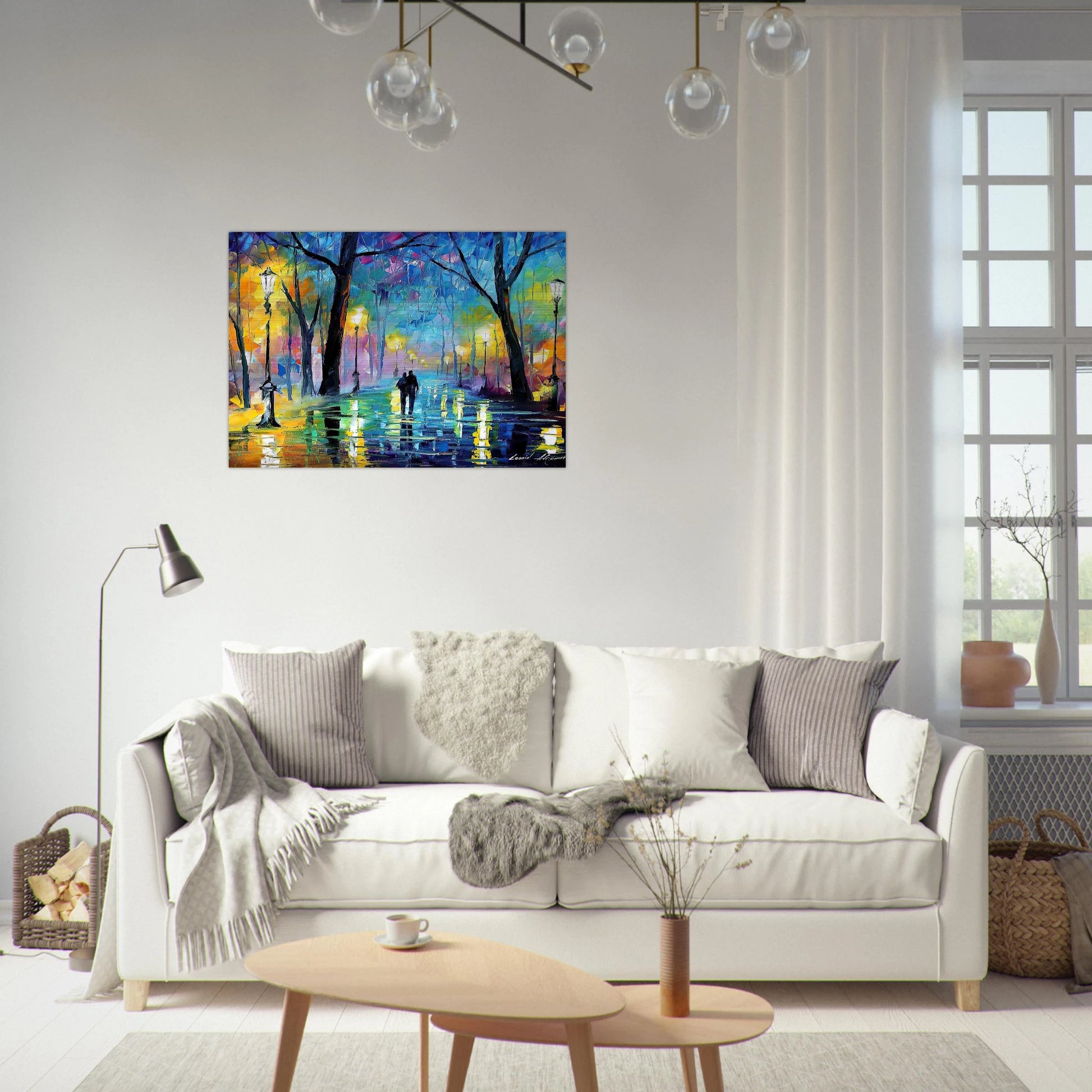 Leonid Afremov - Leonid Afremov Brushed Aluminum Print - 70x100 cm / 28x40 inches | Leonid Afremov Aluminum Print | Leonid Afremov Prints