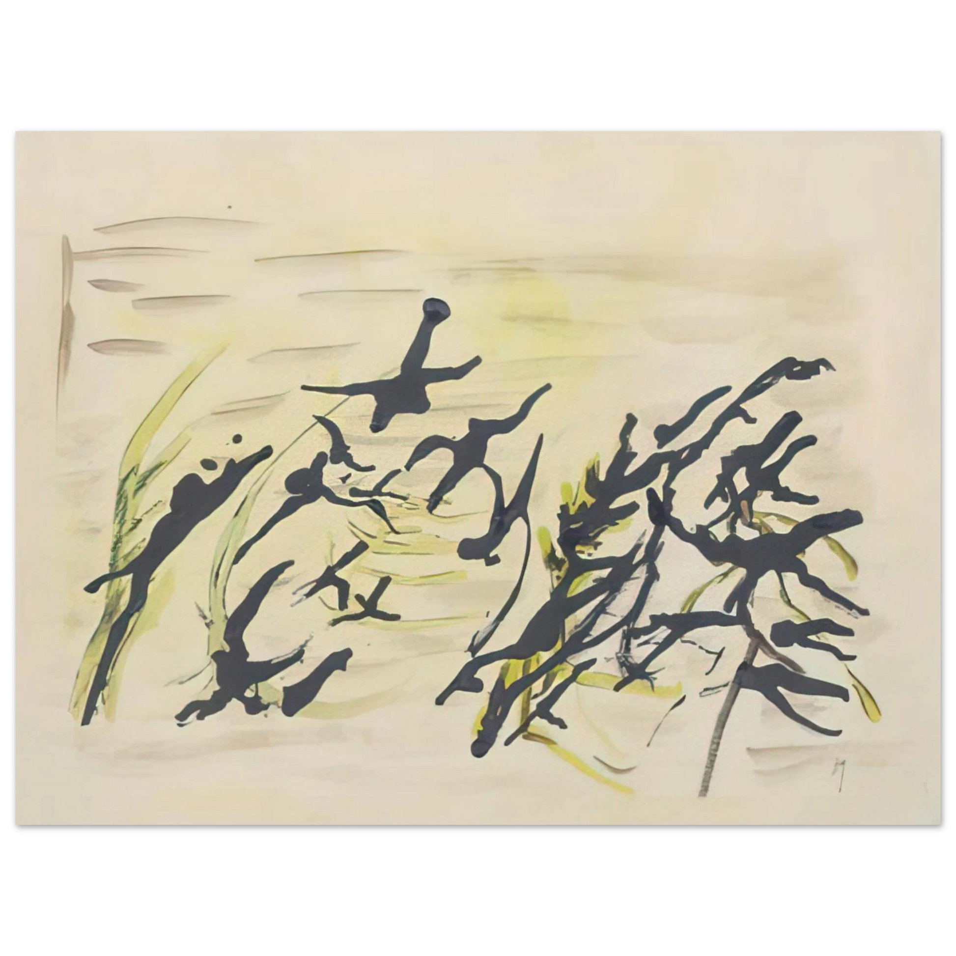 Henri Michaux - COMPOSITION 1 Fine Art Poster - Default Title