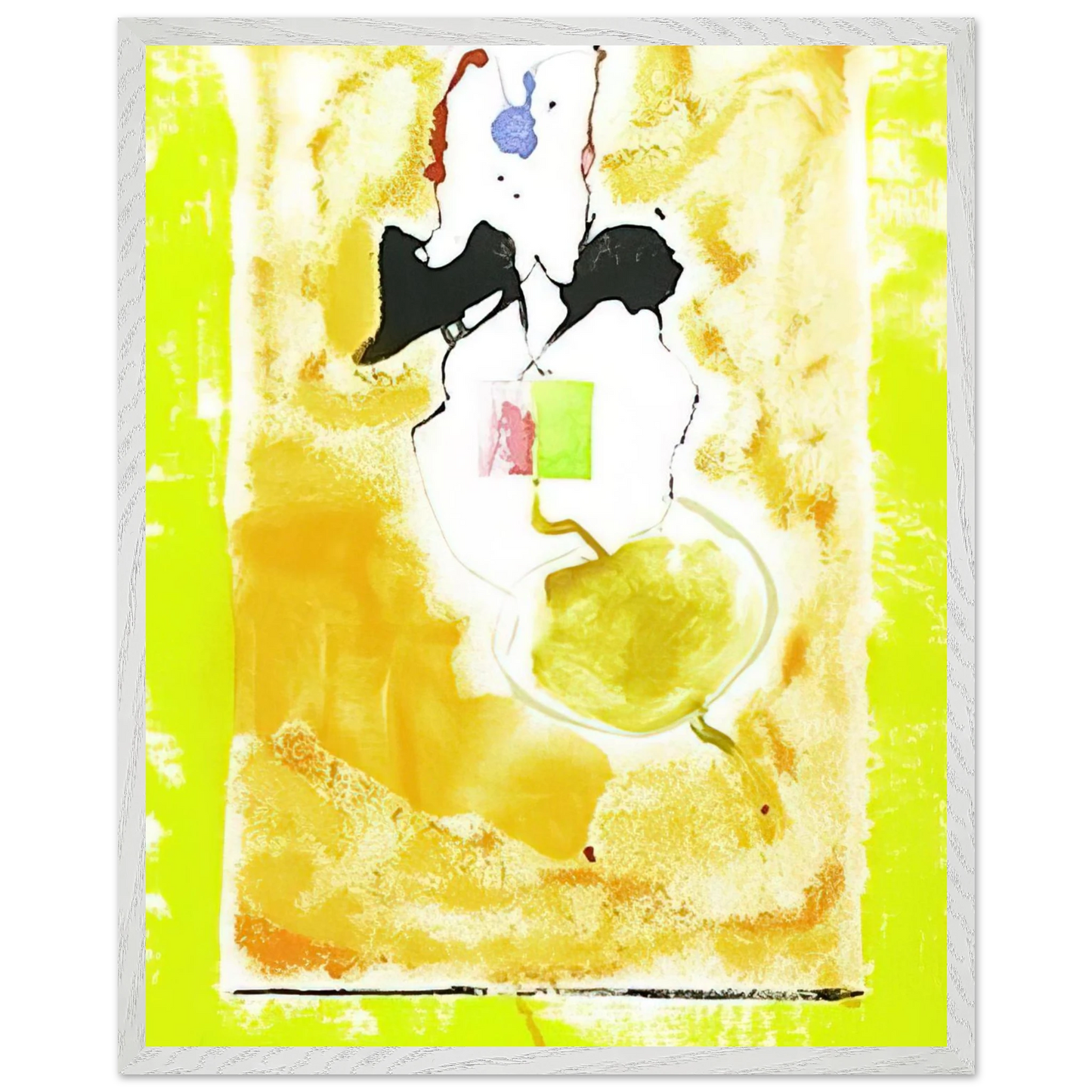 Helen Frankenthaler - Solar Imp - 2001 Wall art - 70x100 cm / 28x40 inches - Premium Wooden Framed Poster With Fine Art Paper - Wood frame