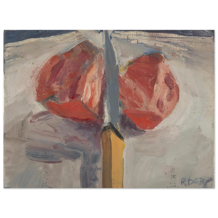 Richard Diebenkorn - Tomato and Knife  75x100 cm / 30x40inches Fine Art Poster