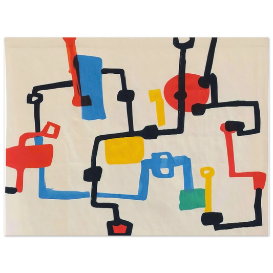 Etel Adnan - Oil Fields Fine Art Poster - Default Title