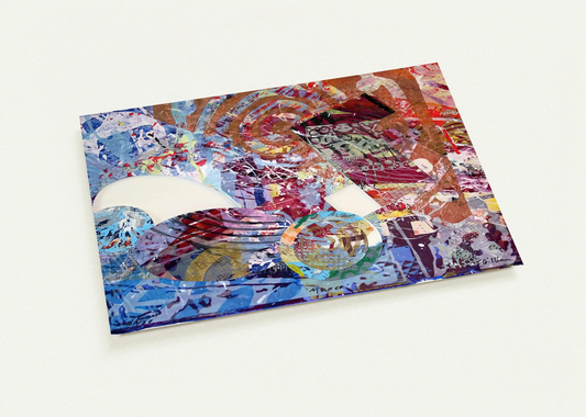 Manet II By Sam Gilliam Pack of 10 Post Cards | Sam Gilliam Post Cards | A6 (10.5 x 14.8 cm) - 4.1 x 5.8 inches