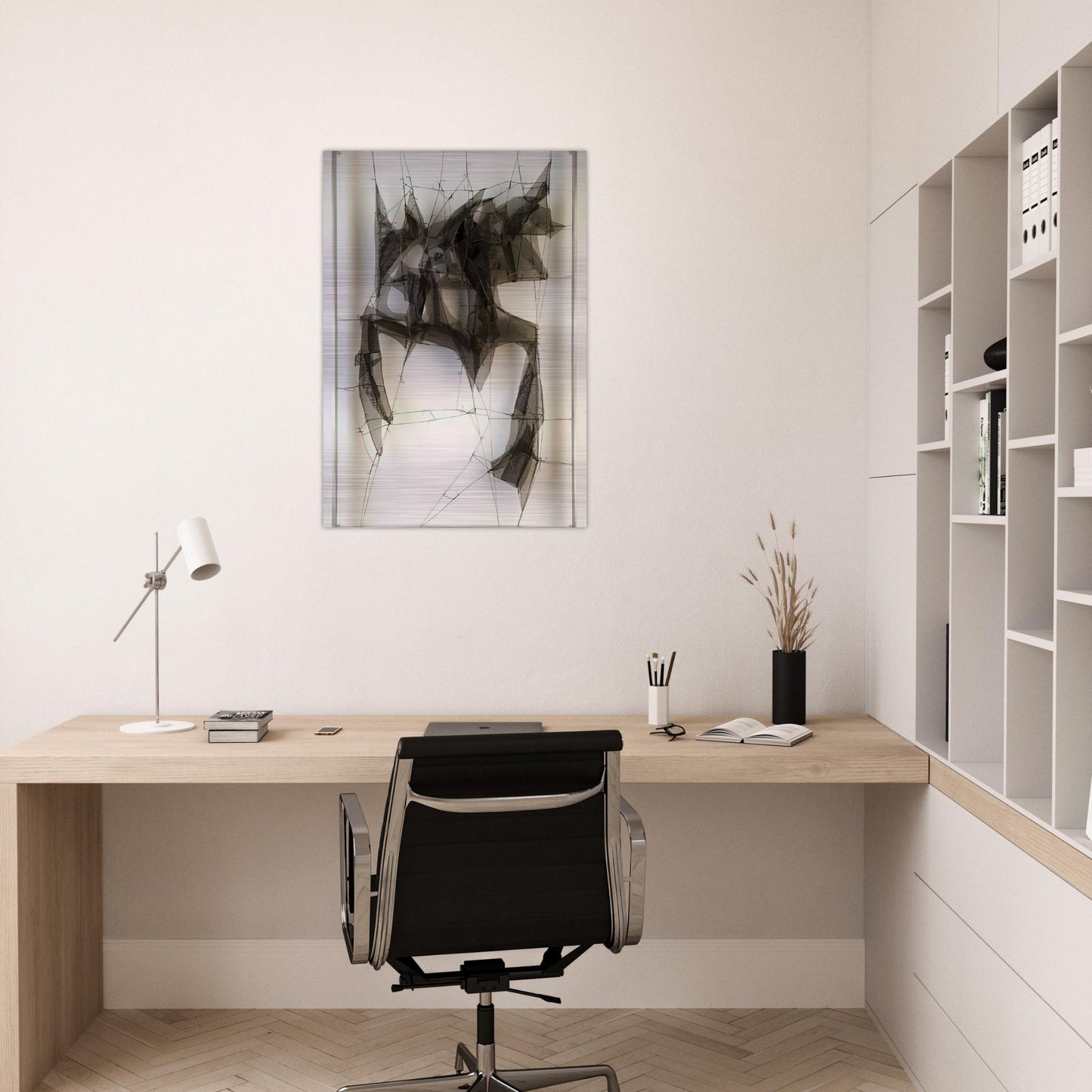 Metamorfosis Nocturno - 1960 - Manuel Rivera Brushed Aluminum Print - 70x100 cm / 28x40 inches | Manuel Rivera Aluminum Print | Manuel Rivera Prints