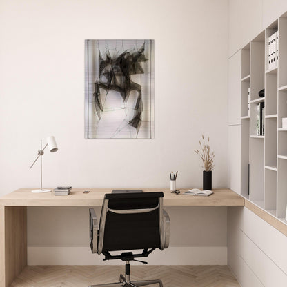 Metamorfosis Nocturno - 1960 - Manuel Rivera Brushed Aluminum Print - 70x100 cm / 28x40 inches | Manuel Rivera Aluminum Print | Manuel Rivera Prints