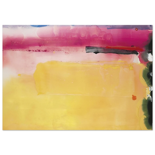 Helen Frankenthaler - Black-Eyed Susan - 1988 Wall art - 13x18 cm / 5x7 inches - Fine Art Poster - -