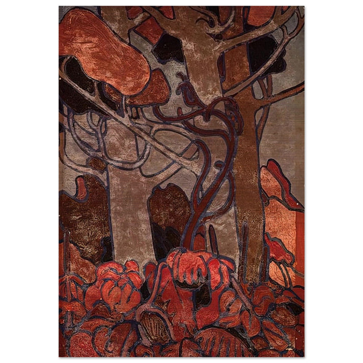 FOREST UNDERGROWTH I 1916 - Tom Thomson Brushed Aluminum Print - 70x100 cm / 28x40 inches | Tom Thomson Aluminum Print | Tom Thomson Prints