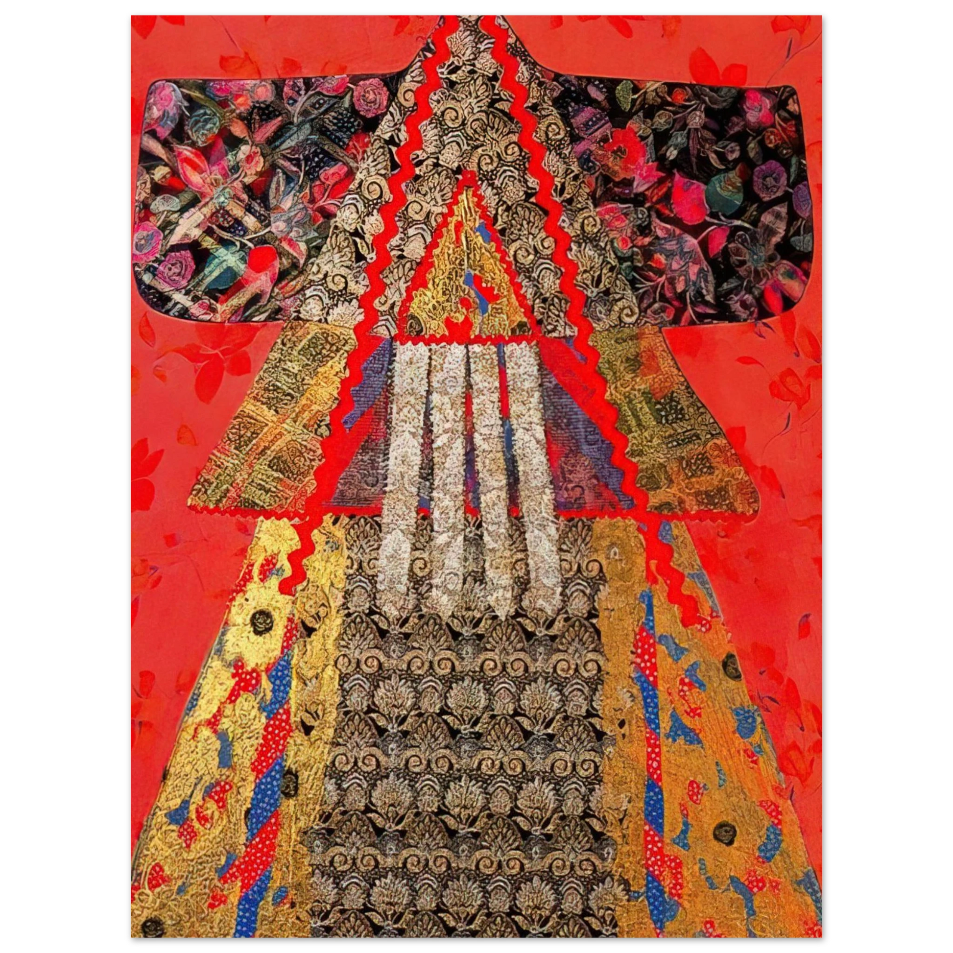 Miriam Schapiro - The Golden Robe - 1979 Fine Art Poster - Default Title