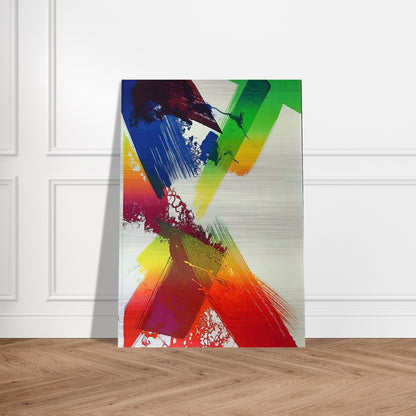 Untitled - Abstract Expressionism, Lyrical Abstraction - Paul Jenkins Brushed Aluminum Print - 70x100 cm / 28x40 inches | Paul Jenkins Aluminum Print | Paul Jenkins Prints