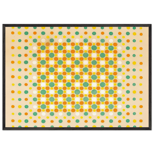 Quilt - 1963 - Thomas Downing Framed Art Print – Black Wooden Frame - Default Title - -Framed Art Print