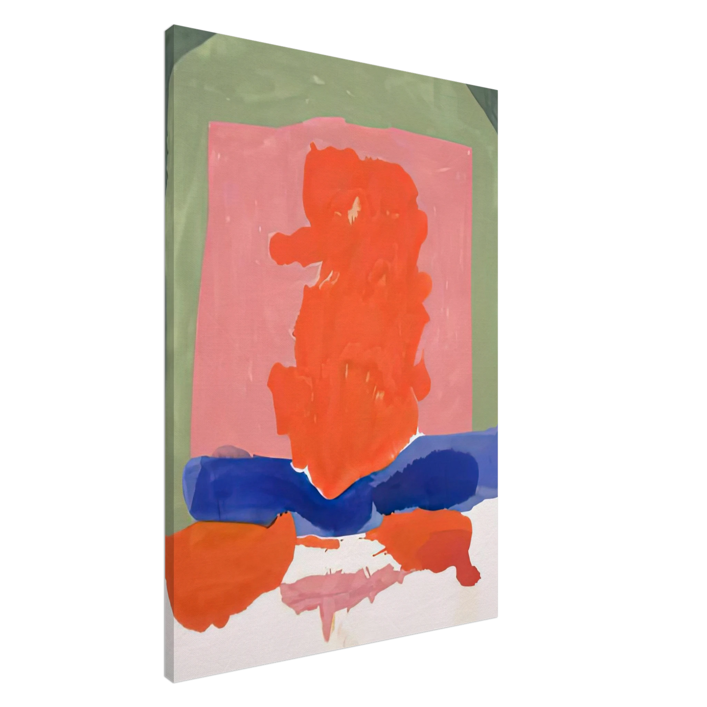 Helen Frankenthaler - Small's Paradise, 1964- Wall Art - 30x40 cm / 12x16 inches - Premium Wooden Framed Poster With Fine Art Paper - White frame