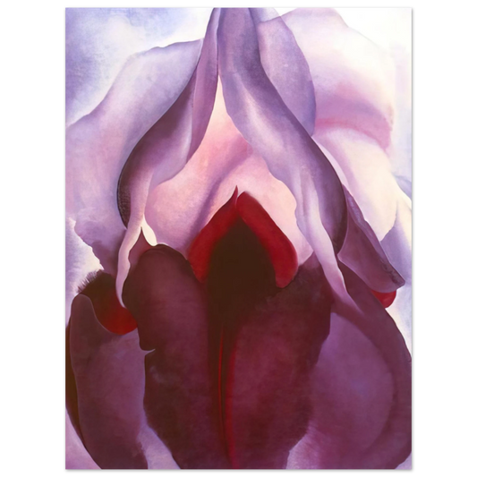Georgia O'Keeffe - Flower of Life II Fine Art Poster - 13x18 cm / 5x7 inches