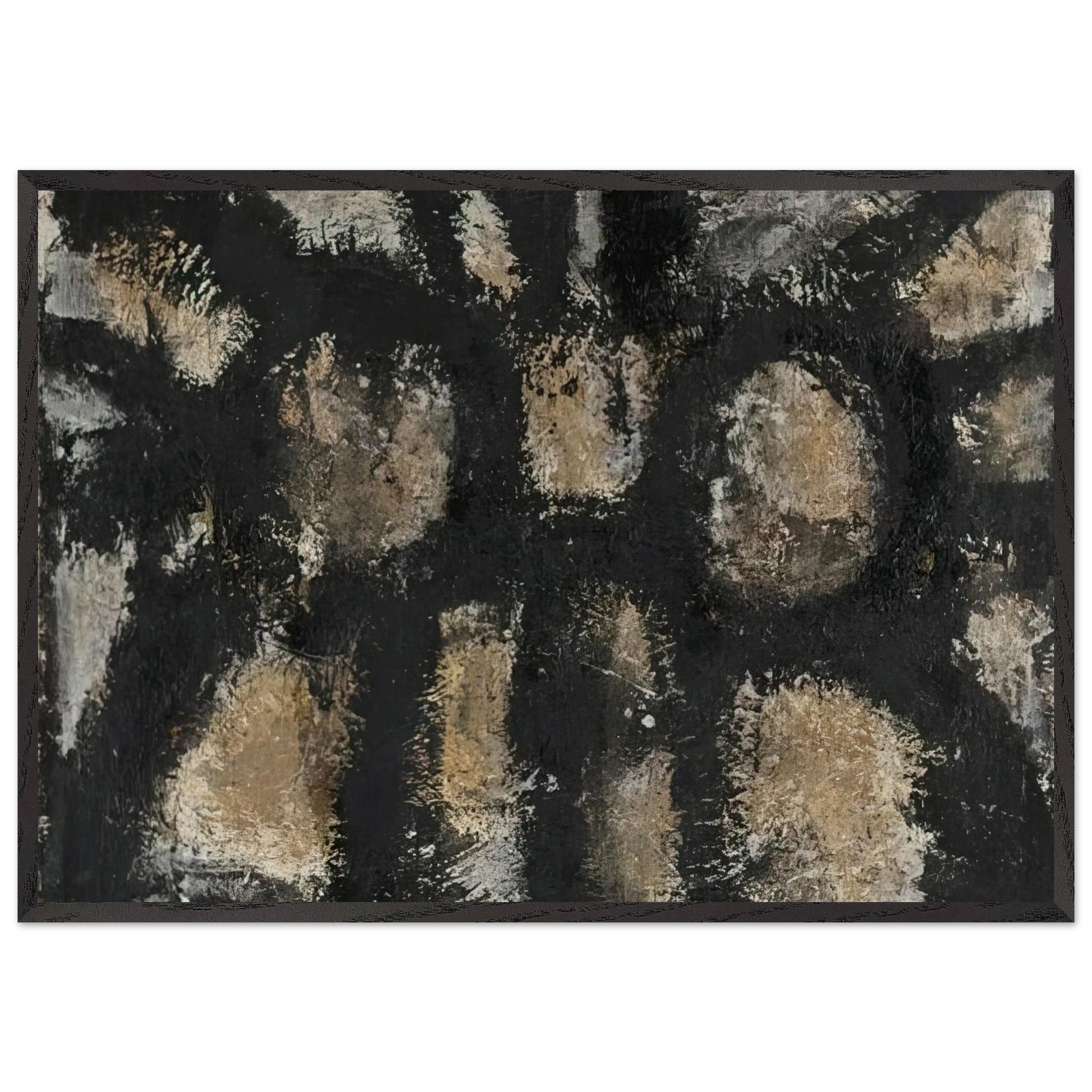 Myo - Cy Twombly Framed Art Print – Black Wooden Frame - Default Title - -Framed Art Print