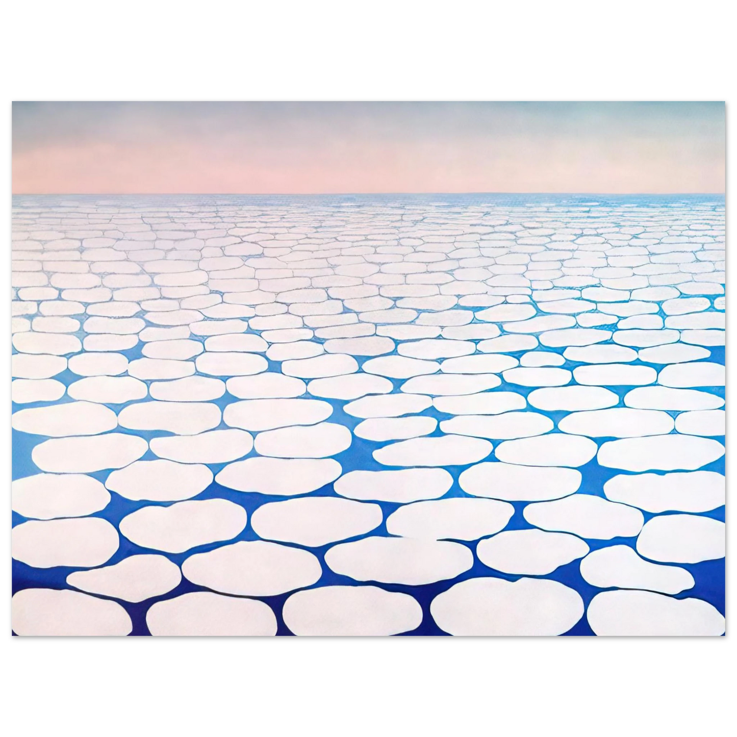 Georgia O'Keeffe - Sky above clouds III Fine Art Poster - 13x18 cm / 5x7 inches