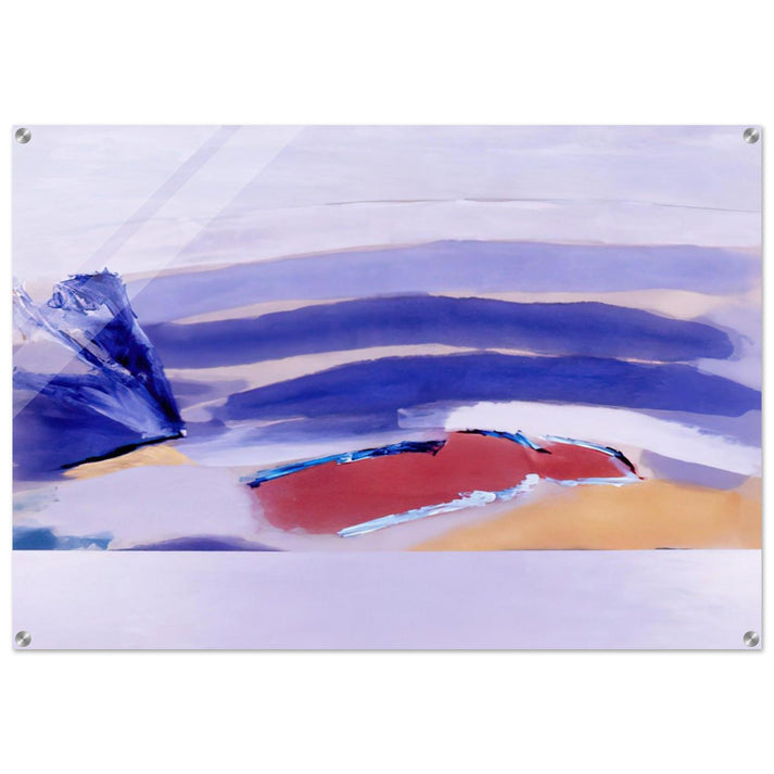 The Spaniard For Picasso - 1980 - Ronnie Landfield Acrylic Print - 70x100 cm / 28x40″ inches