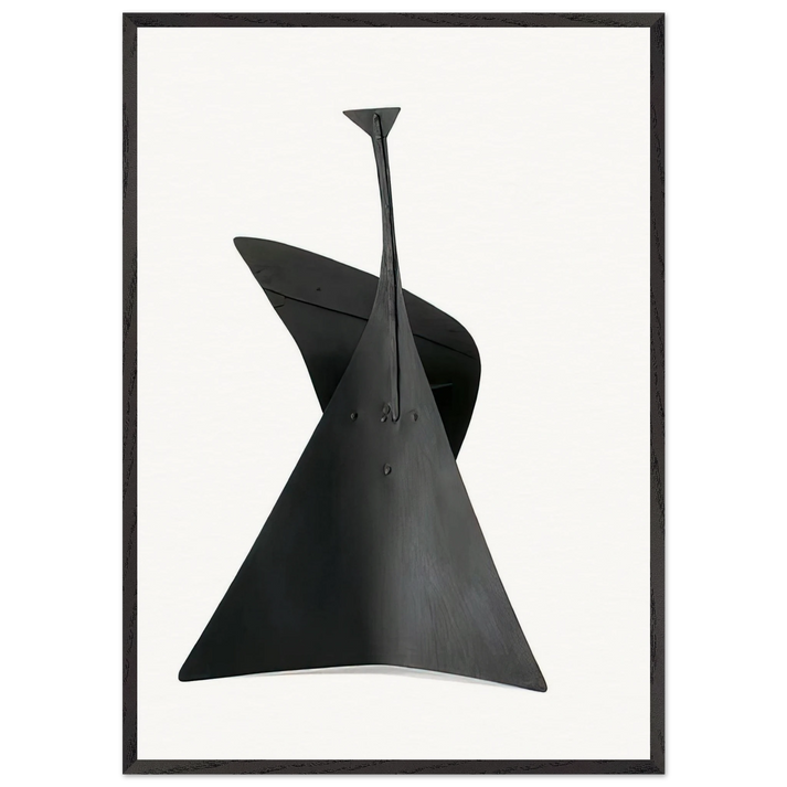 LITTLE ARCH MAQUETTE 1940 - Alexander Calder 70x100 cm / 28x40 inches Framed Art Print – Black Wooden Frame