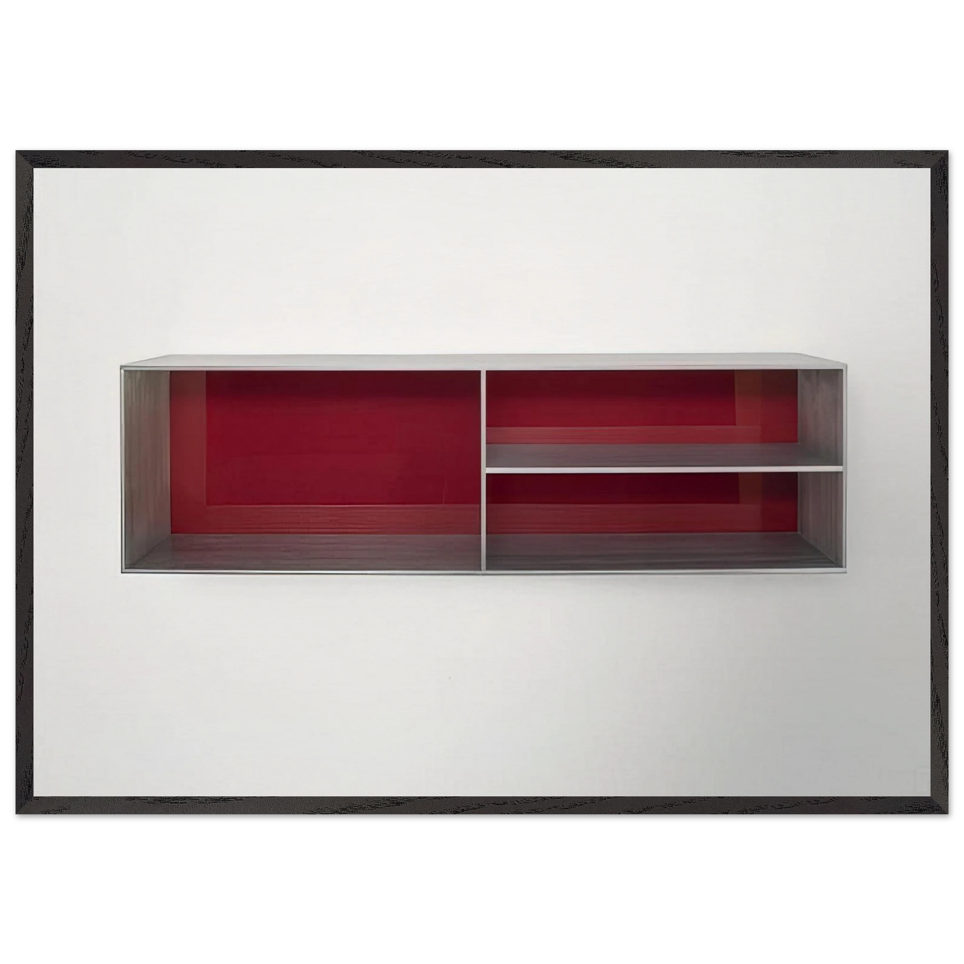 Untitled - 1985 N1 - Donald Judd Framed Art Print – Black Wooden Frame - Default Title - -Framed Art Print