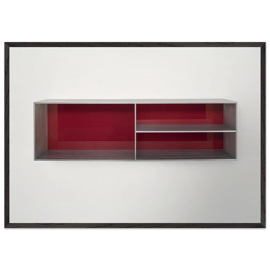 Untitled - 1985 N1 - Donald Judd 70x100 cm / 28x40 inches Framed Art Print – Black Wooden Frame