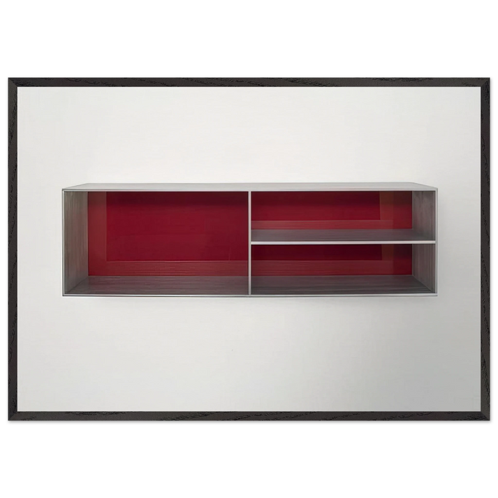 Untitled - 1985 N1 - Donald Judd 70x100 cm / 28x40 inches Framed Art Print – Black Wooden Frame