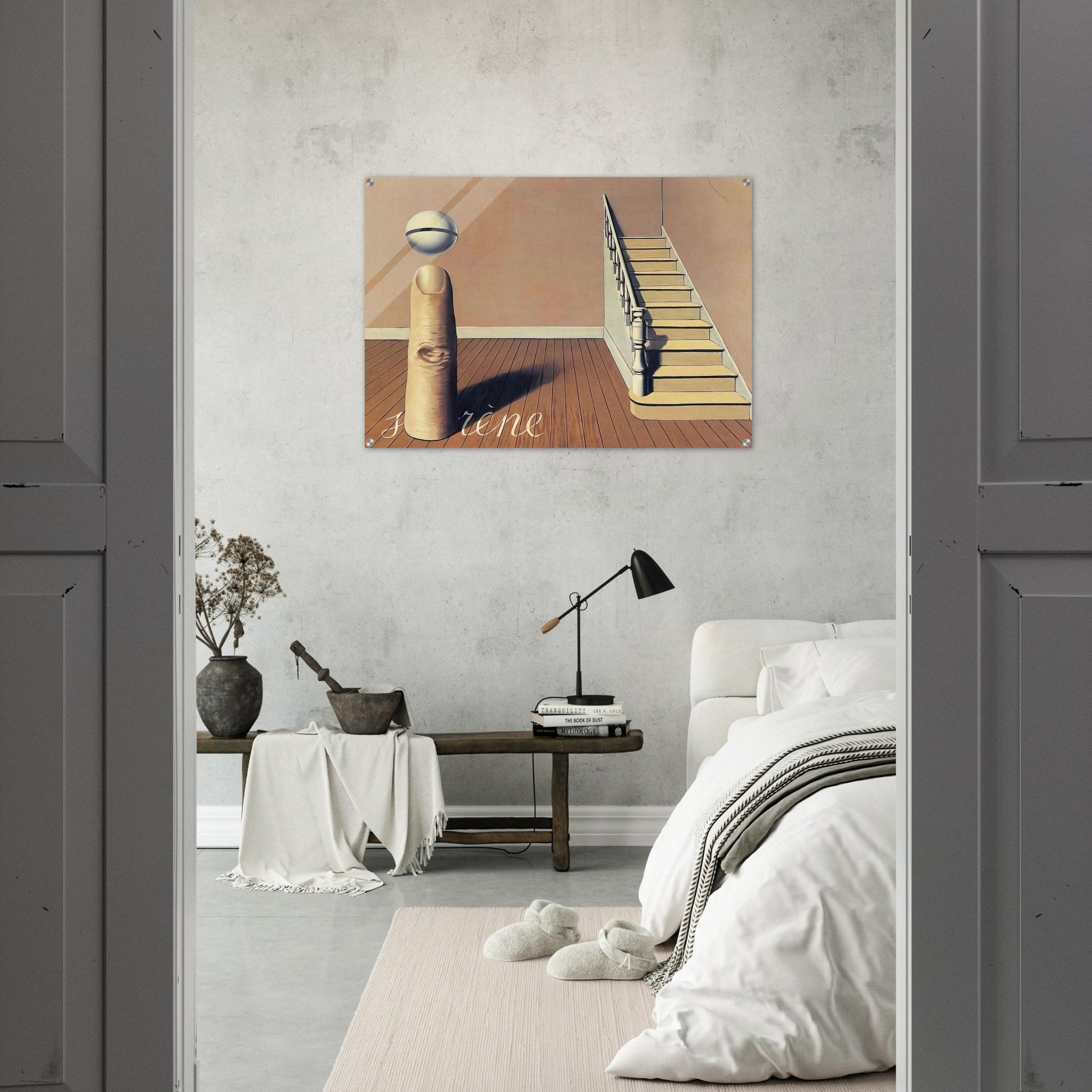 FORBIDDEN LITERATURE THE USE OF THE WORD 1936 - Rene Magritte Acrylic Print - 70x100 cm / 28x40″ inches | Rene Magritte Wall Art | Rene Magritte Prints