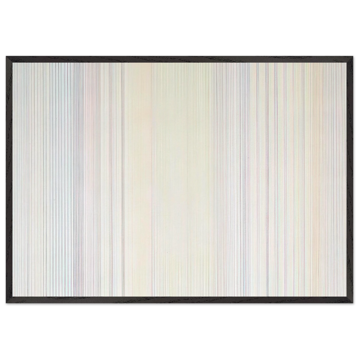 Albatross - 1973 - Gene Davis Framed Art Print – Black Wooden Frame - Default Title - -Framed Art Print