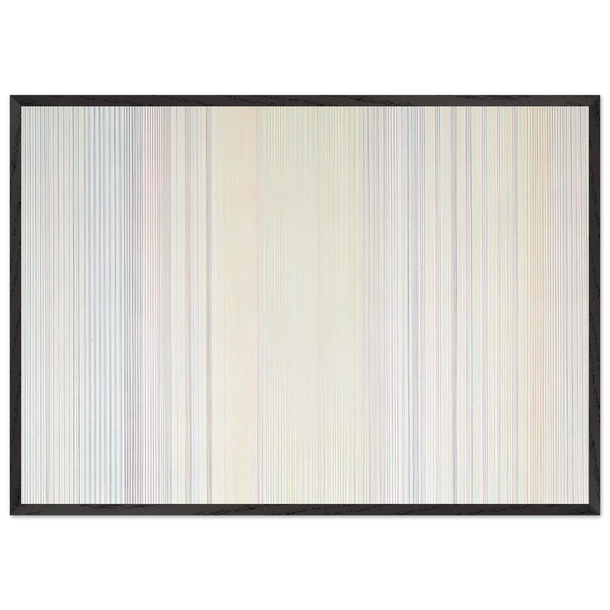 Albatross - 1973 - Gene Davis Framed Art Print – Black Wooden Frame - Default Title - -Framed Art Print