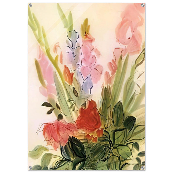 GLADIOLI 1942 - Raoul Dufy Acrylic Print - 70x100 cm / 28x40″ inches
