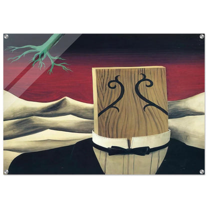 THE CONQUEROR 1926 - Rene Magritte Acrylic Print - 70x100 cm / 28x40″ inches | Rene Magritte Wall Art | Rene Magritte Prints