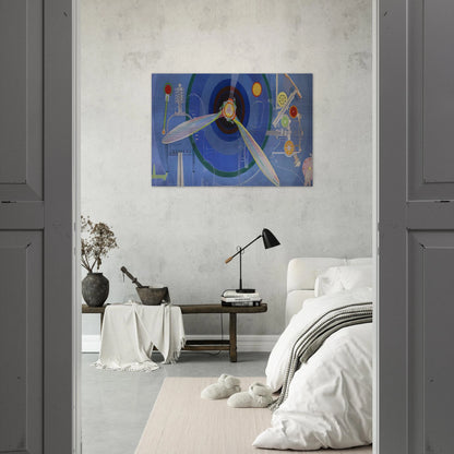 HELICE DECORATION POUR LE PALAIS DE L AIR EXPOSITION INTERNATIONALE DES ARTS ET DES TECHNIQUES DANS 1937 - Sonia Delaunay Brushed Aluminum Print - 70x100 cm / 28x40 inches | Sonia Delaunay Aluminum Print | Sonia Delaunay Prints