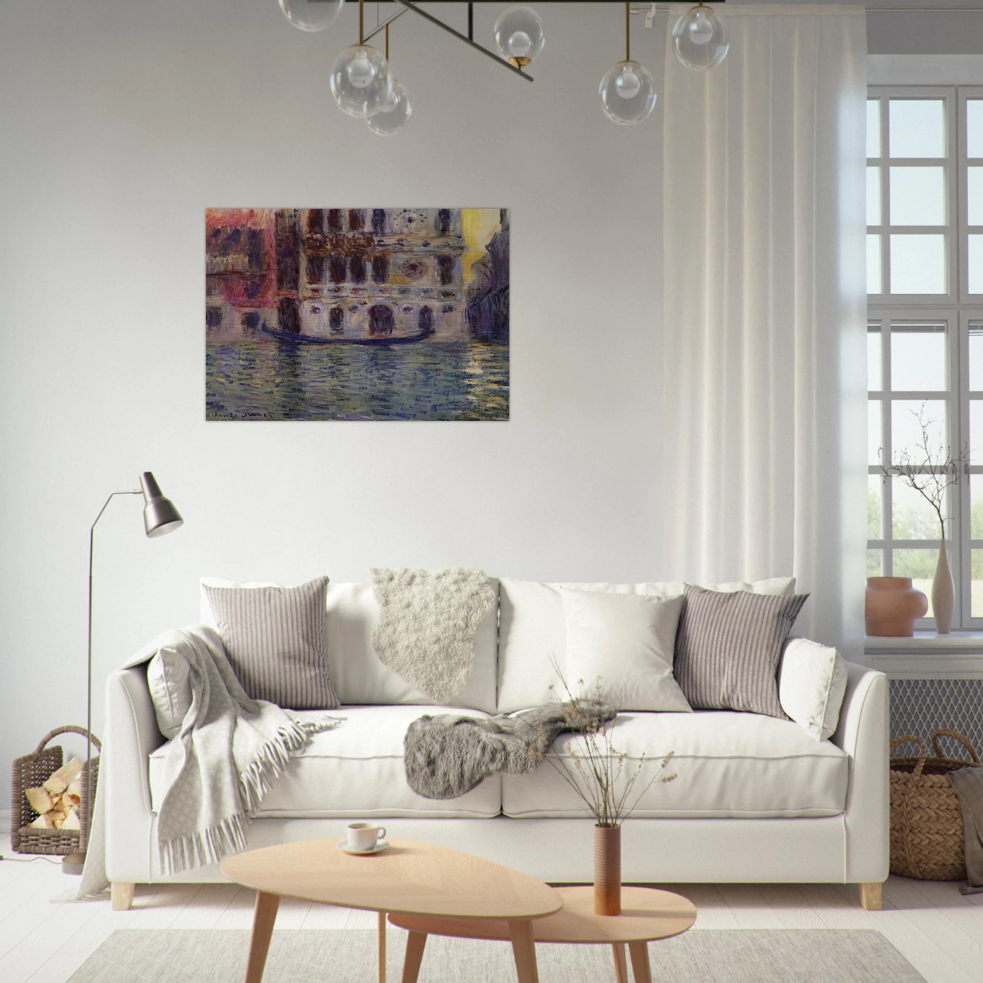 Palazzo Dario 3 - claude monet Brushed Aluminum Print - 70x100 cm / 28x40 inches | claude monet Aluminum Print | claude monet Prints