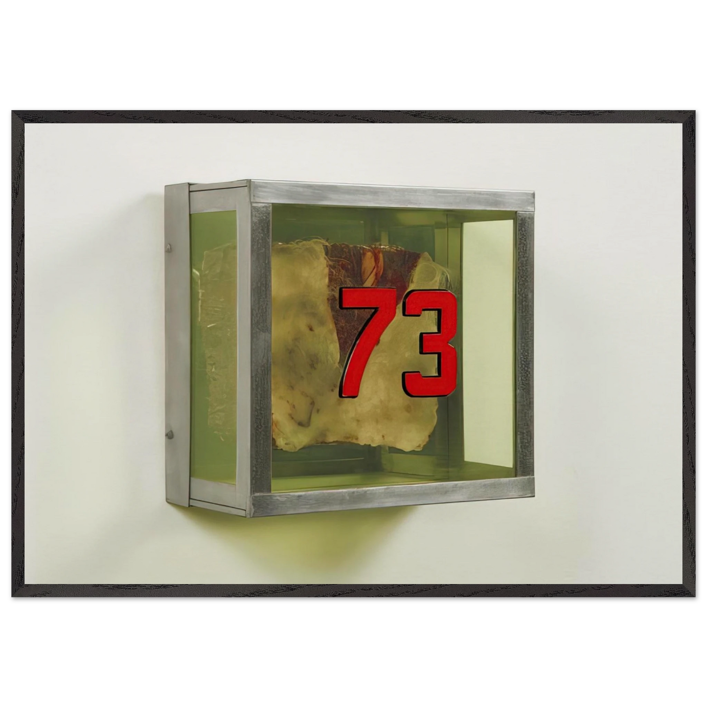 Untitled 73 from the series Technological Reliquaries - 1964 - Paul Thek Framed Art Print – Black Wooden Frame - Default Title - -Framed Art Print