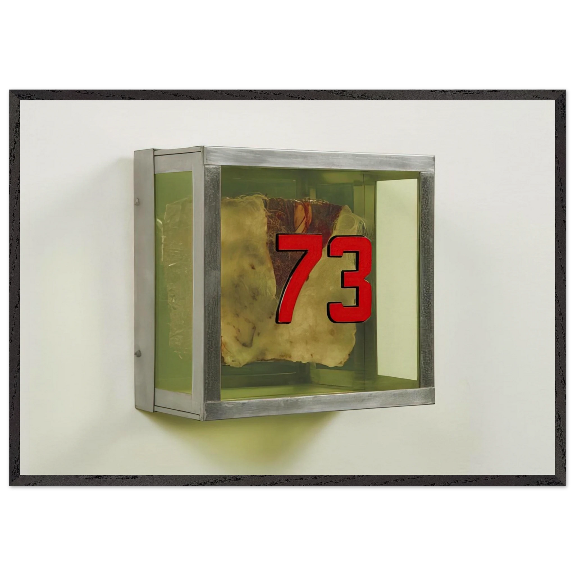 Untitled 73 from the series Technological Reliquaries - 1964 - Paul Thek Framed Art Print – Black Wooden Frame - Default Title - -Framed Art Print