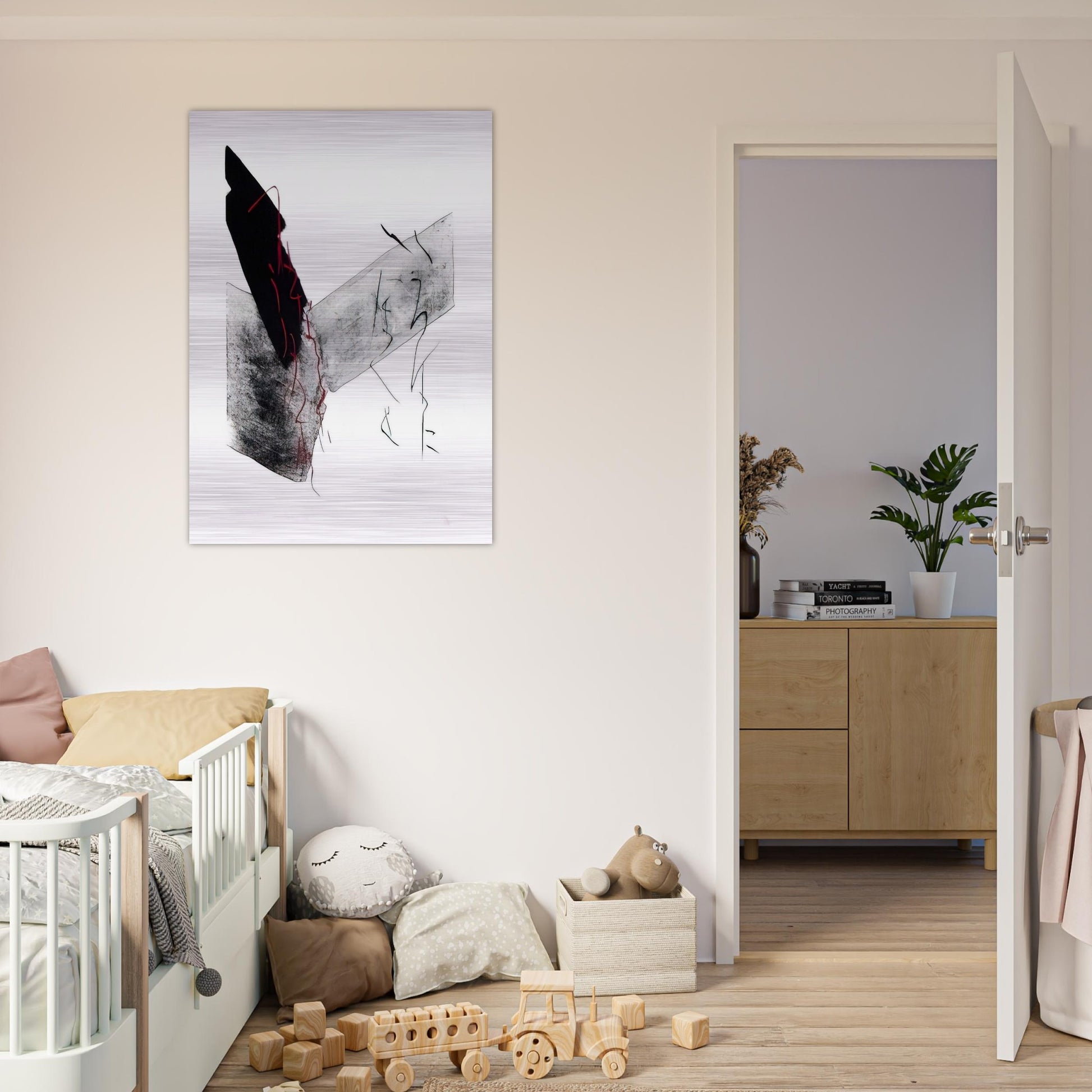 Katachi - Abstract Expressionism - Toko Shinoda Brushed Aluminum Print - 70x100 cm / 28x40 inches | Toko Shinoda Aluminum Print | Toko Shinoda Prints