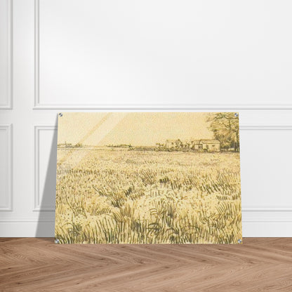 Meadow with Flowers - Vincent van Gogh Acrylic Print - 70x100 cm / 28x40″ inches