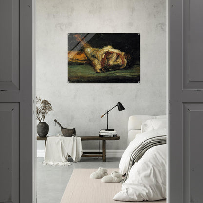 Still Life Bread and Leg of Lamb - Paul Cézanne Acrylic Print - 70x100 cm / 28x40″ inches