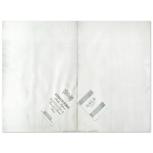 Alighiero Boetti - DA ALIGHIERO NATI A GUIDO BOETTI 1986 Fine Art Poster - Default Title