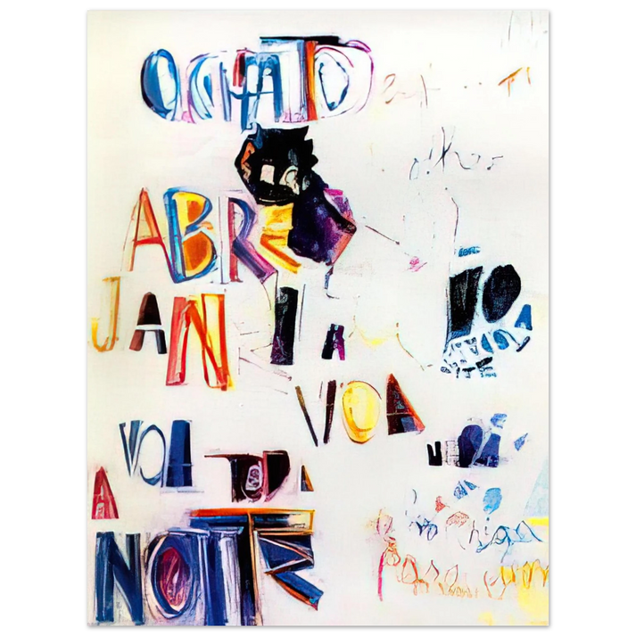 Joao Vieira - O Gato - 1967  75x100 cm / 30x40inches Fine Art Poster