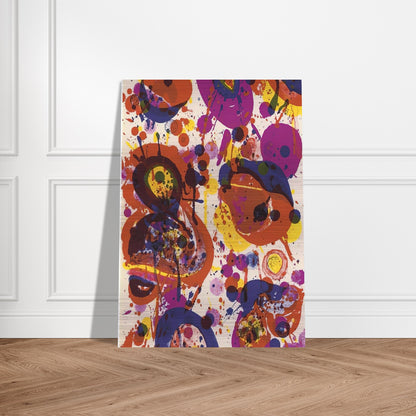 Untitled  from Pasadena Box   Lembark L57  - Sam Francis Brushed Aluminum Print - 70x100 cm / 28x40 inches | Sam Francis Aluminum Print | Sam Francis Prints