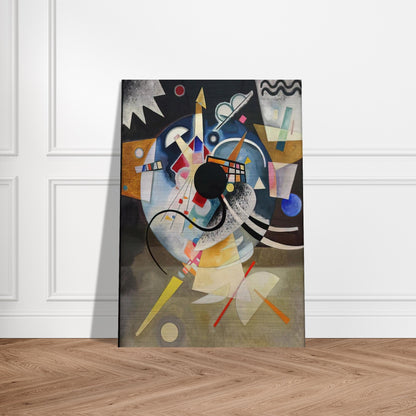 A CENTRE 1924 - Wassily Kandinsky Brushed Aluminum Print - 70x100 cm / 28x40 inches | Wassily Kandinsky Aluminum Print | Wassily Kandinsky Prints