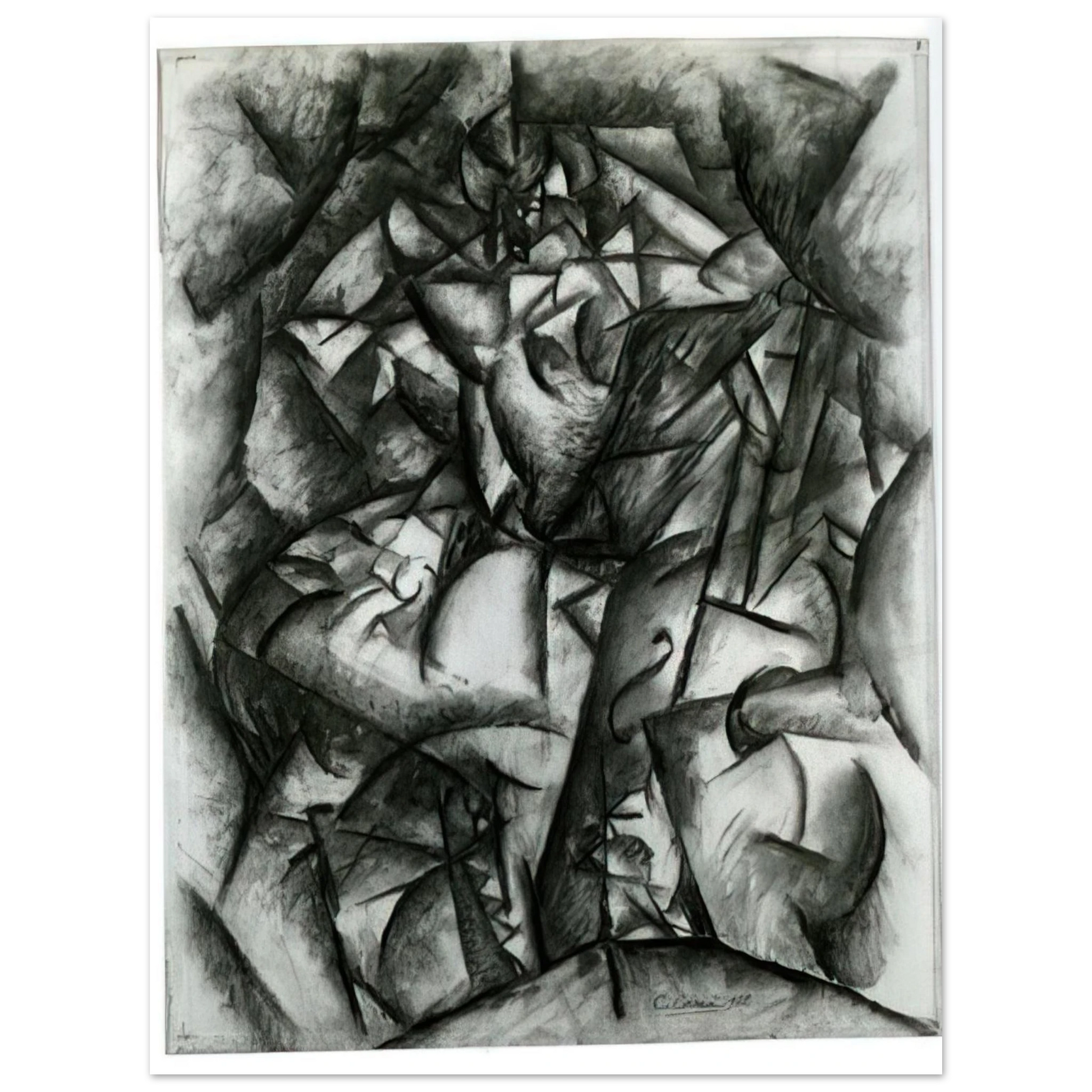 Carlo Carra - CONCERT CAFE 1912 Fine Art Poster - Default Title
