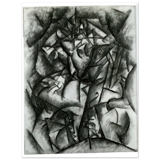 Carlo Carra - CONCERT CAFE 1912 Fine Art Poster - Default Title
