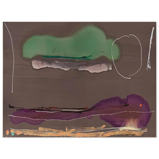 Helen Frankenthaler - Madrid, 1984- Wall Art - 21x29.7 cm / 8x12" - Fine Art Poster - -