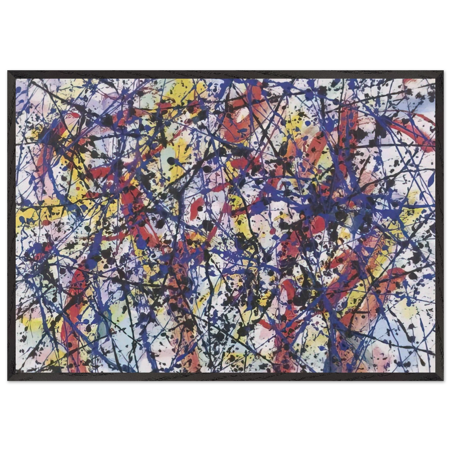 Brise d Automne - Marcel Barbeau Framed Art Print – Black Wooden Frame - Default Title - -Framed Art Print