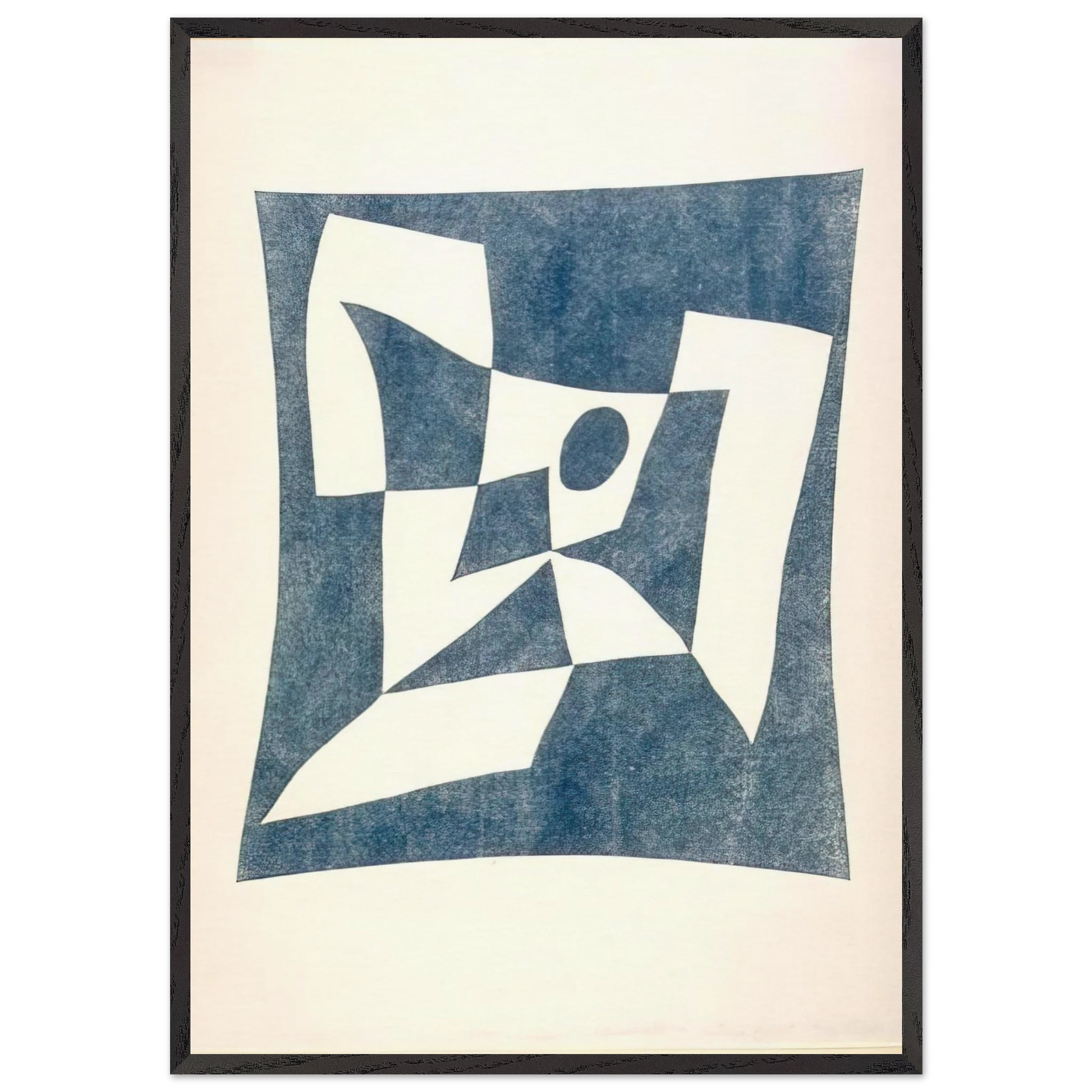 Abstract Composition Knossos - Jean Arp Framed Art Print – Black Wooden Frame - Default Title - -Framed Art Print