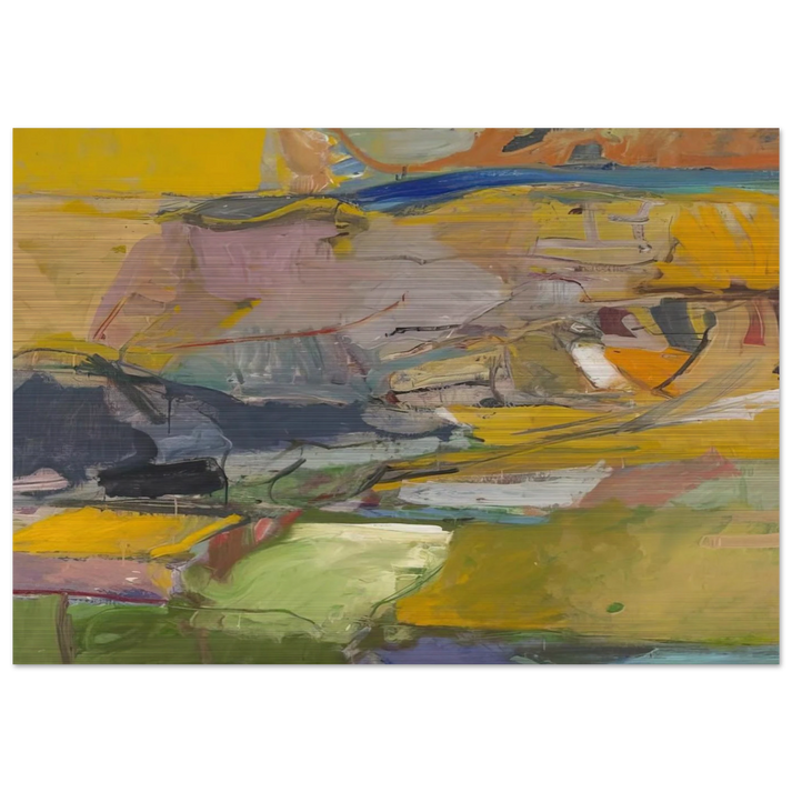 Berkeley #57 - Richard Diebenkorn Brushed Aluminum Print - 70x100 cm / 28x40 inches | Richard Diebenkorn Aluminum Print | Richard Diebenkorn Prints