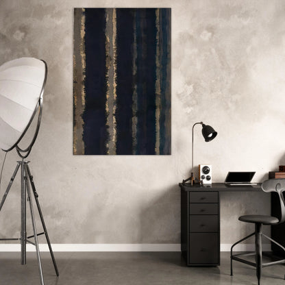 Burnt Umber and Ultramarine - 1978 - Yun Hyong-keun Art Prints - 100x150 cm / 40x60″ inches | Yun Hyong-keun Poster | Yun Hyong-keun Prints