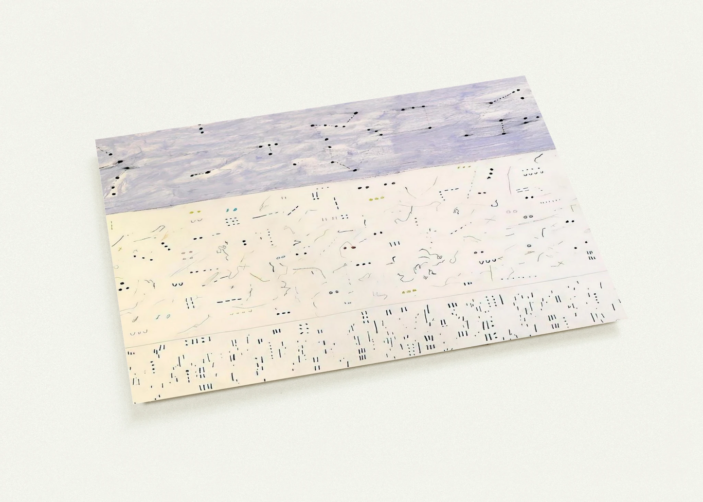 Deep Six - 1979 By Gene Davis Pack of 10 Post Cards | Gene Davis Post Cards | A6 (10.5 x 14.8 cm) - 4.1 x 5.8 inches